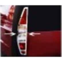 Fiat Doblo 2000-2001-2002-2003-2004-2005 Krom Stop Çerçevesi 2 Parça Paslanmaz Çelik