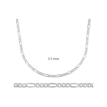 3.5 Mm Gümüş Figaro Zincir - 100 Mikron - Name: 65 Cm 01 - Gold