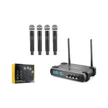 Hadron Hdx2792 Kablosuz 4-mikrofon Vhf Siyah Kdo