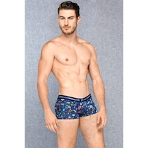 Doreanse Erkek Modal Çok Renkli Baskılı Torbalı Mini Paça Boxer (389420436)