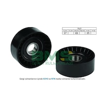 BMS 28 Alternatör V Kayış Gergi Tek Rulman 208 206- T3E C3 III Ds3 207 Dv4C 1007 C2 C3 C II Dv4Td 1.4HDI Tahrik Kayışları 38136117