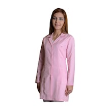 Lavinya Pembe Doktor Öğretmen Önlüğü Klasik Yaka Pembe