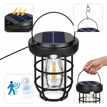 Buradabuldun Solar Kamp Feneri - Güneş Enerjili, Otomatik Şarj Ve Gece Işığı, Taşınabilir Ve Asılabilir Led Dış Mekan Lamba Çok Renkli