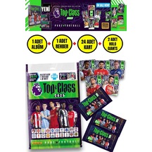 Panini Top Class 2025 Premier League Koleksiyon Futbolcu Kartı Albüm Dergi 24 Adet Kart+2 Holo Kart