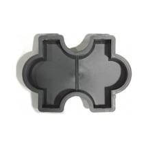 Plastik Parke Taşı Kalıbı Pazıl 1 Dikey 1/2 6 Cm (10 Adet)