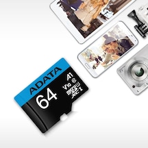 Sd Microsd Card 64gb Sdxc Uhs-ı Class 10 Ada Perakende