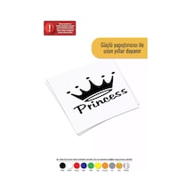 Prenses Tacı - Araç, Oto, Laptop, Duvar Uyumlu Sticker 25 20 Cm