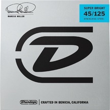 Jim Dunlop Dbmms45125 Marcus Miller Super Bright Bas Gitar Teli 45-125