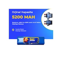 Neatsvor X950 Pro 5200 Mah 14.4v Robot Süpürge Batarya