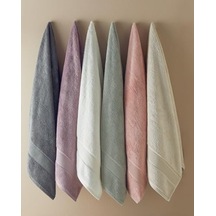 Poffy Soft&premium Banyo Havlusu Su Yeşili Açik Gri