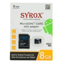 Syrox Syx-Mc8 8 Gb Micro Sd Card Hafıza Kartı