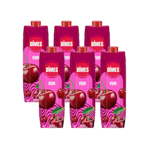 Dimes Vişne Meyve Suyu 1 Lt X 6 Adet
