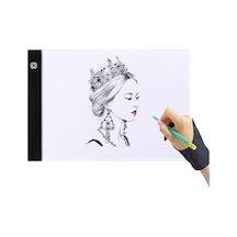 Valkyrie Mddg Led Işıklı A4 Boy Çizim Kopyalama Eskiz Çizim Ultra İnce Çizim Tablet