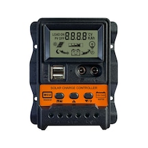 Shineyee 12v/24v Otomatik Tanımalı Lcd Güneş Enerjisi Kontrol Cihazı, Çift Usb Çıkışlı Pwm Şarj Yönetimi
