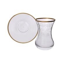 Lıvıano 6lı Çay Bardağı Bellis Ab Ars 1846 Cam