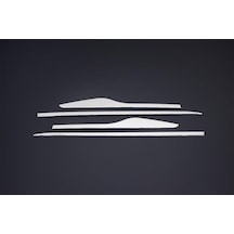 Renault Clio 4 Krom Yan Kapı Çıtası 4 Parça Formlu 2012 ve Sonr