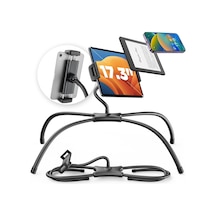 Bix Saiji Q2t Telefon Tablet Standı Yatak Masa Araba Kullanımı İçin Ayarlanabilir Ve Dayanıklı Tasarım Siyah Siyah