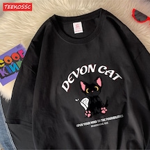 Noıssey Urban Pop Graphic Kadın Tişört Koleksiyonukod 5240 Siyah