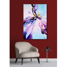 Soyut El Yapımı Yağlı Boya Tablo 75x103cm