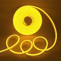 12v Amber Neon Led 1 Metre Fişli Esnek Neon Led Aydınlatma Tak-çalıştır Neon Şerit Led