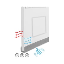 Ygt Ambalaj 5 Adet Gri Geçmeli Kapı Altı Soğuk Kesici Sünger