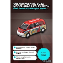 Model Araba 1/64 Volkswagen Id. Buzz Mizu Design Koleksiyonluk Oyuncak Araç Bx-316218