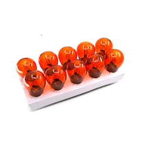 10 Adet 12v 1016 Py21/5w Turuncu Sinyal Ampulü Çift Duylu