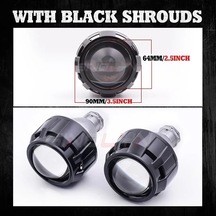 Yükseltme 9.5 D2s-siyah Örtülerle-sinolyn D2s D2h Hıd Yükseltme 9.5 Sürümü H4 Bi Xenon Mini Projektör Far Lensle