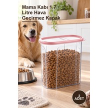 2 Adet Mama Kabı 1.7 Litre Hava Geçirmez Kapak
