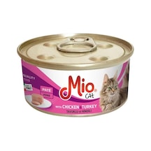 85 Gr Kedi Yaş Mama, Tavuklu Ve Hindili X 24 Adet