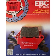 1995-2003 Ktm 250 Exc Arka Fren Balatası Ebc Fa208Tt Karbon Bal