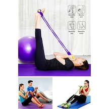 Karın Kol Kalça Ayak Tüm Vücut Şekillendirme Fitness Aerobik Body Trimmer 4 Lastikli Karışık