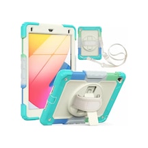 Newface Apple İpad 5 Air 9.7 Kılıf Tablet Rainbow Kapak - Turkuaz