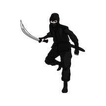 Ninja Folyo Sticker 160cm Uzunluk Siyah