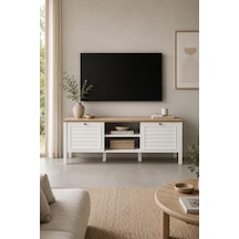 Taiga Tv Ünitesi 2 Kapaklı Y:50 D:41 G:138 / Beyaz