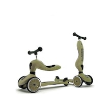 Oturaklı Çocuk Scooter - Olive Renkli Açık Mavi