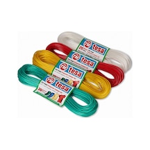 2 Adet 20 Metre Pvc Kaplı Çelik Çamaşır İpi 2 20 Mt 20 Tr Diğer