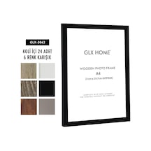 21x29 A4 Karışık Ahşap Çerçeve