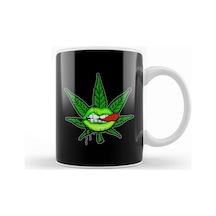 Marijuana Mouth Kupa Bardak Porselen Karışık
