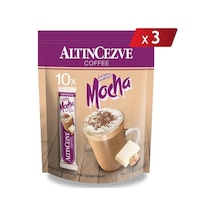 Altıncezve 3ü 1 Arada White Mocha Beyaz Çikolata Aromalı 3'lü 10 x 17 G
