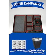 Kemboss Araç Içi Kaydırmaz Ped Organizer 7694555770967