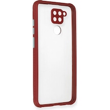 Newface Xiaomi Redmi Note 9 Kılıf Miami Şeffaf Silikon Semeglbl - 25 - Fuşya