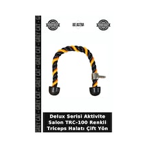 Delux Serisi Aktivite Salon Trc-100 Renkli Triceps Halatı Çift Yön