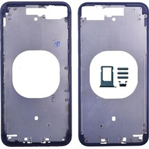 Apple Uyumlu iPhone 8 Plus Orta Kasa Uzay Grisi Siyah Belirtilen