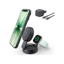 Ultracharge Pro 2 Si 1 Arada Qi2 Şarj İstasyonu 25 W, Siyah Çok Renkli