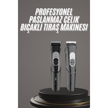 Muratech Pro Şarjlı Saç Sakal Tıraş Makinesi Ense Kesme Makinesi Lazer Öncesi Kısaltma