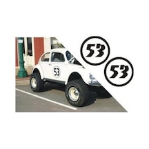 Volkswagen 53 Yan Kapı Sticker Yapıştırma 2 Adet