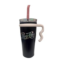 Çelik İçli Termos Bardak 1000 Ml Siyah Kola