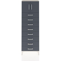 Arges Dolap 2 Raflı 8 Çekmeceli 2 Kapaklı 60x30x182 Aytaşı-an... Aytaşı