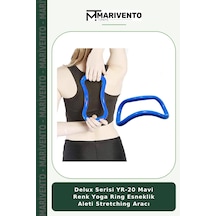 Delux Serisi Yr-20 Mavi Renk Yoga Ring Esneklik Aleti Stretching Aracı